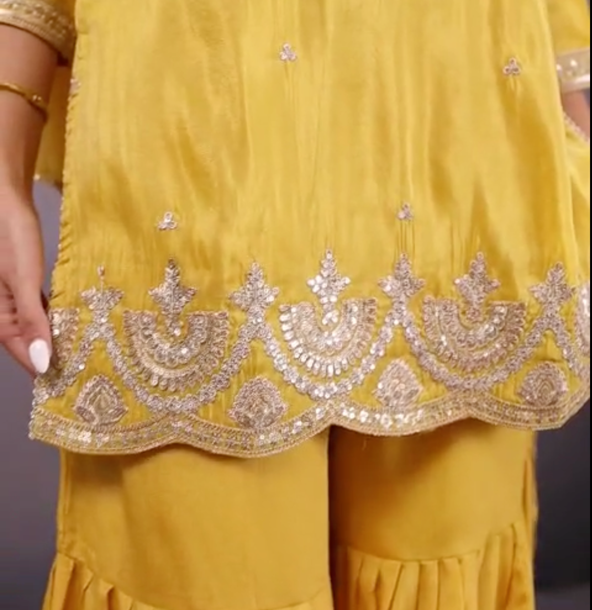 Chic Festive Palazzo Suit