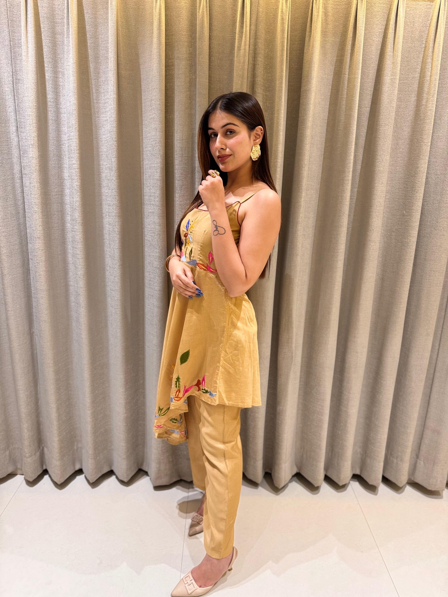 Golden dress